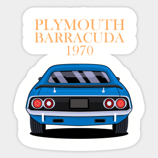 American Muscle Cars Barracuda Sticker